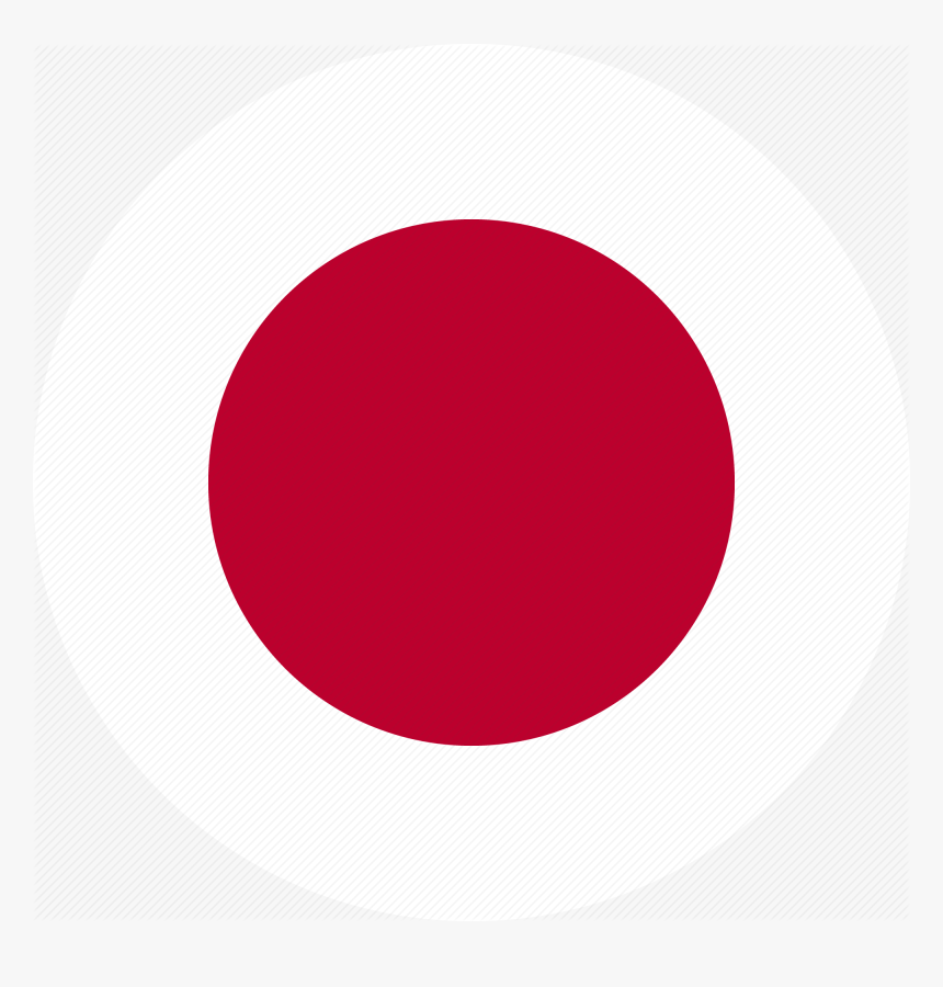 Japan Flag Png - Circle, Transparent Png, Free Download