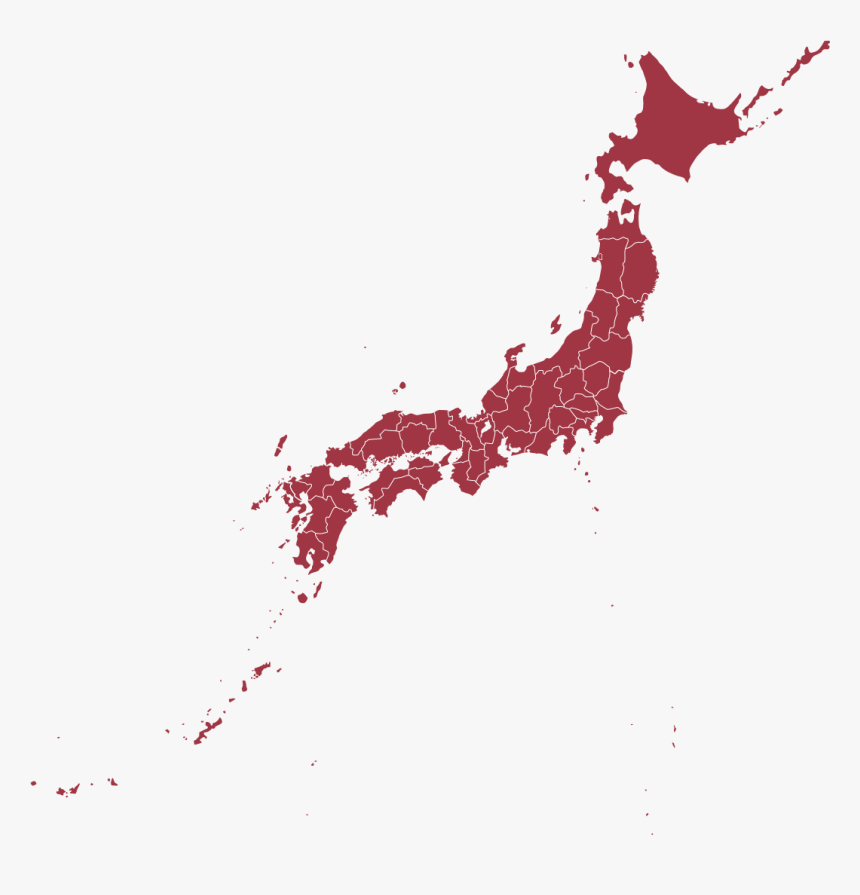 Japan Map Black And White, HD Png Download, Free Download