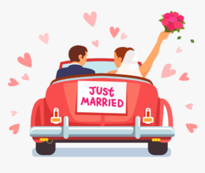 Transparent Just Married Clip Art, HD Png Download, Free Download