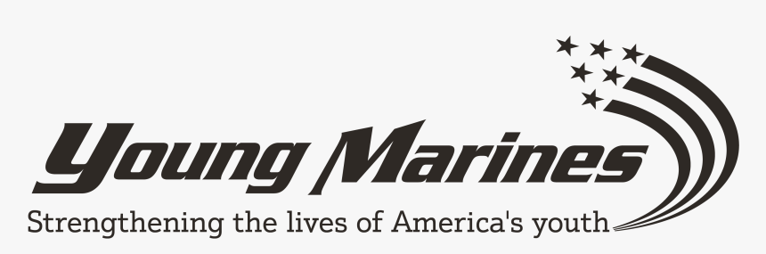 Logo Primary Black Tag Png, Young Marines With - Young Marines, Transparent Png, Free Download