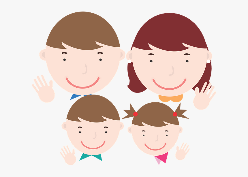 Family Face Cartoon Png, Transparent Png, Free Download
