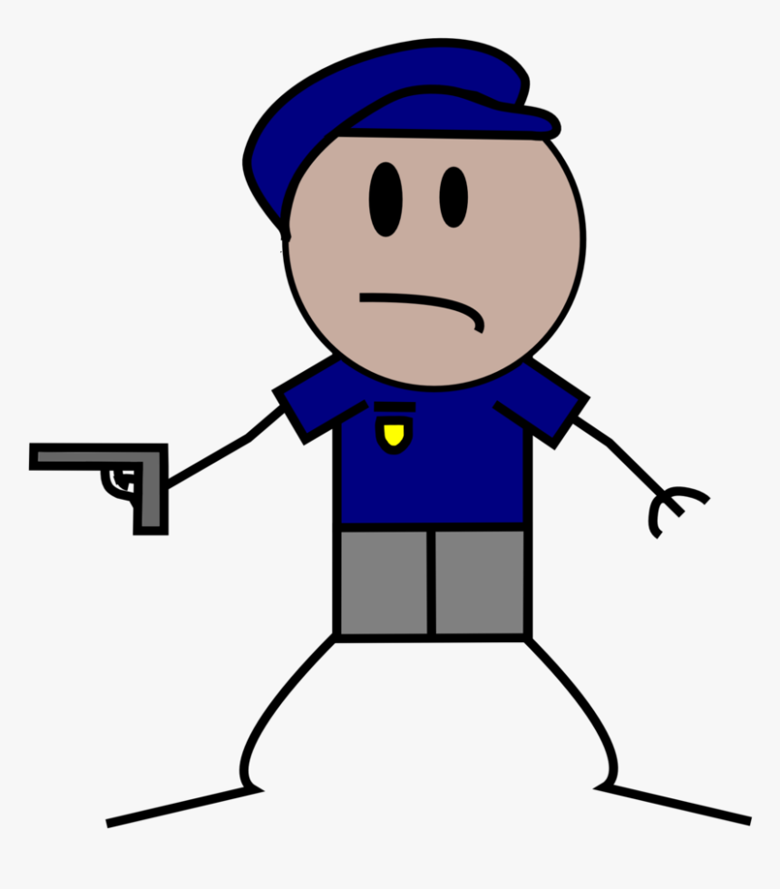 Police Officer Stick Figure, HD Png Download, Free Download