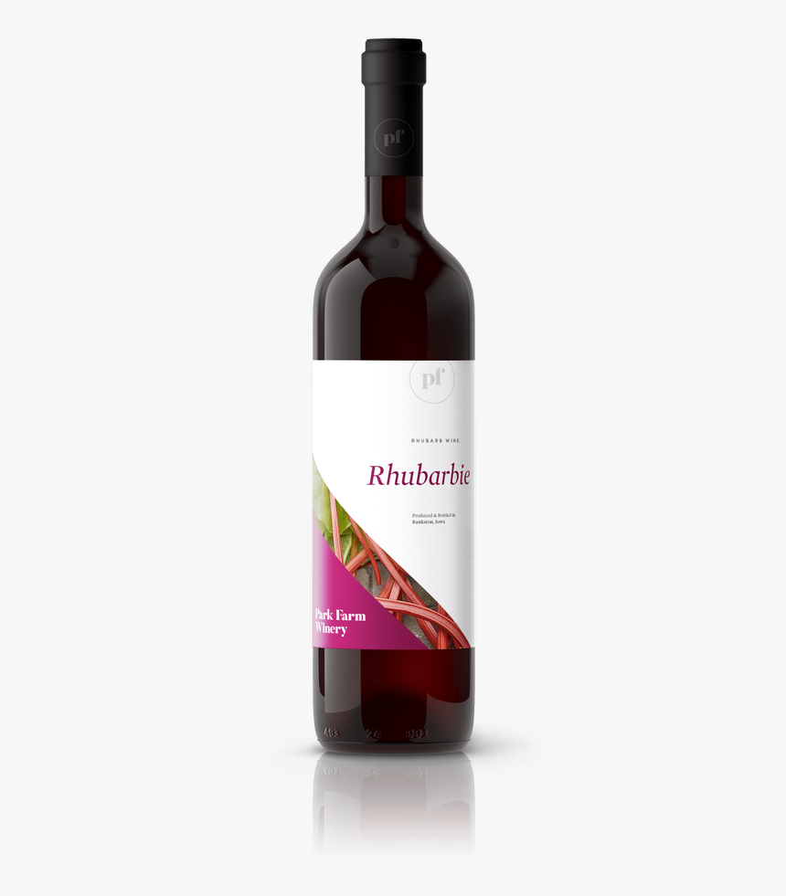 Rhubarbie - Glass Bottle, HD Png Download, Free Download