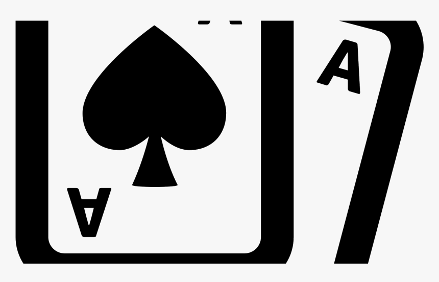 Transparent Ace Of Spades Clipart - Card Game Icon Png, Png Download, Free Download