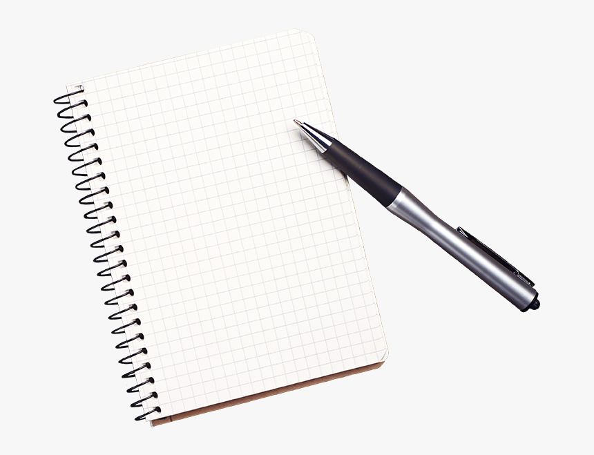 Notebook Transparent Pen - Notebook With Pen Png, Png Download, Free Download
