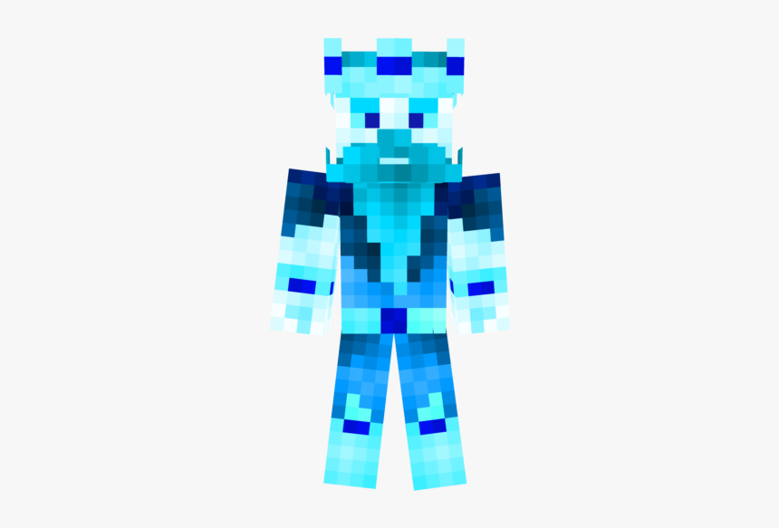 Minecraft Skins - Ice God Minecraft Skin, HD Png Download, Free Download