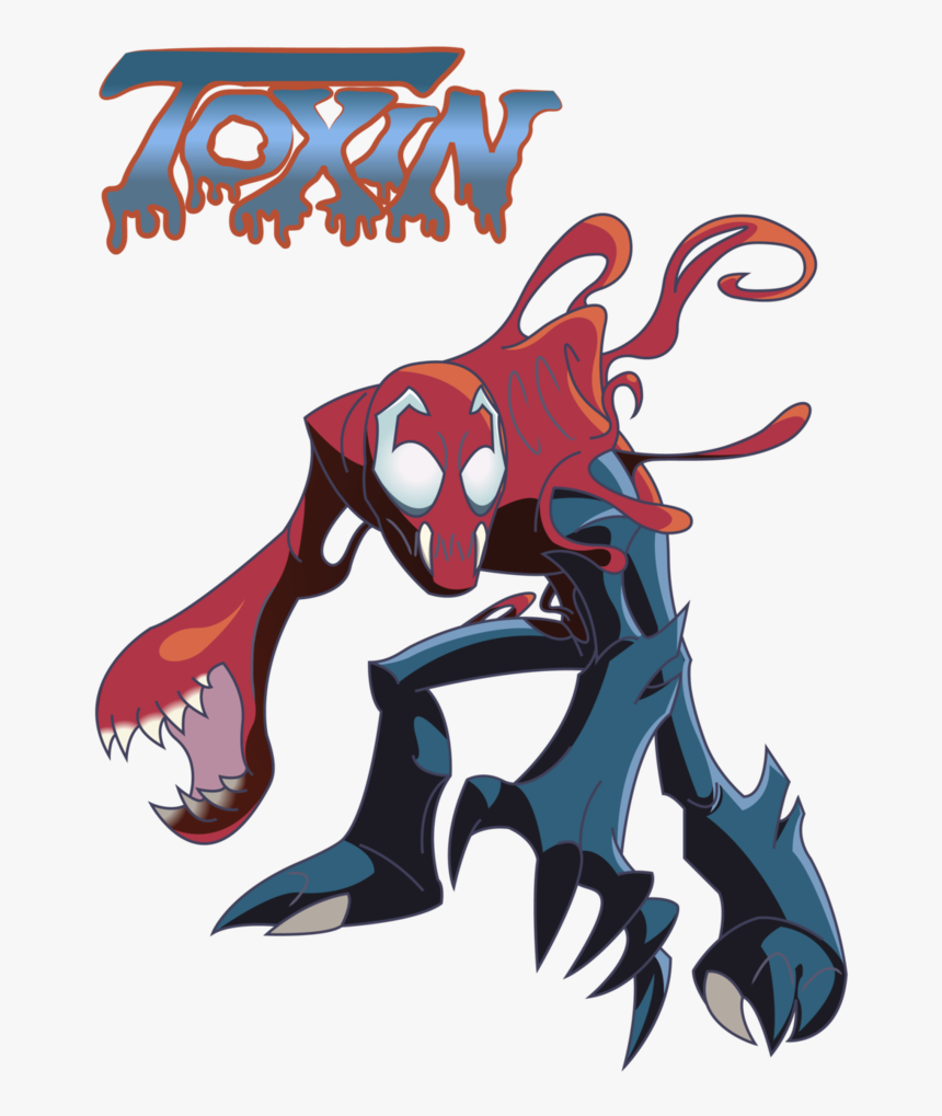 Toxin Symbiote By Riderb0y Carnage Symbiote, Venom, - Toxin Symbiote Color, HD Png Download, Free Download