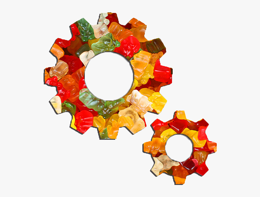 Orange Cogs Hi Gummy - Toy, HD Png Download, Free Download