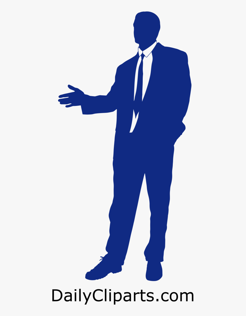 Handshake With Boss - Silhouette, HD Png Download, Free Download