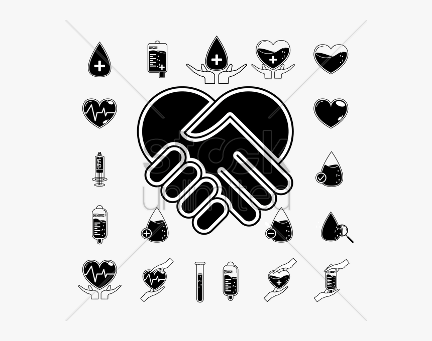 Heart Handshake Clipart Heart Handshake - Handshake, HD Png Download, Free Download