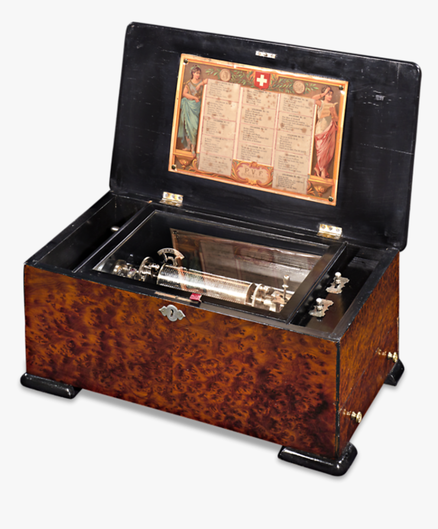 Interchangeable Cylinder Music Box By Paillard - Trunk, HD Png Download, Free Download