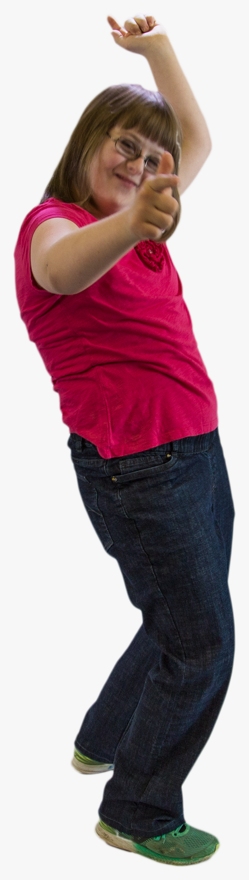 Marcie Princess Blue Jeans Side - Standing, HD Png Download, Free Download