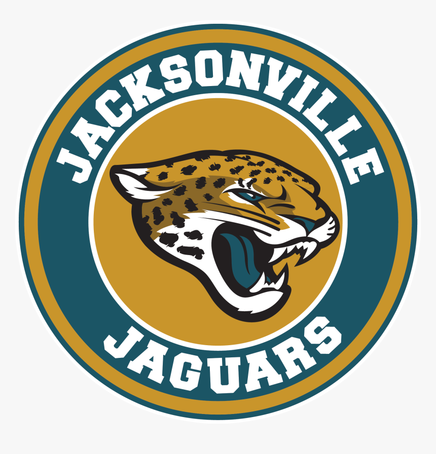 Jacksonville Jaguars Circle Logo Vinyl Decal / Sticker - Jacksonville Jaguars, HD Png Download, Free Download