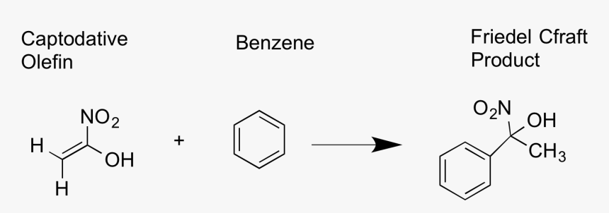 Friedel Crafts Reaction Of Benzene With 1 Nitrovinyl - Friedel Craft Reaction Alcohol, HD Png Download, Free Download