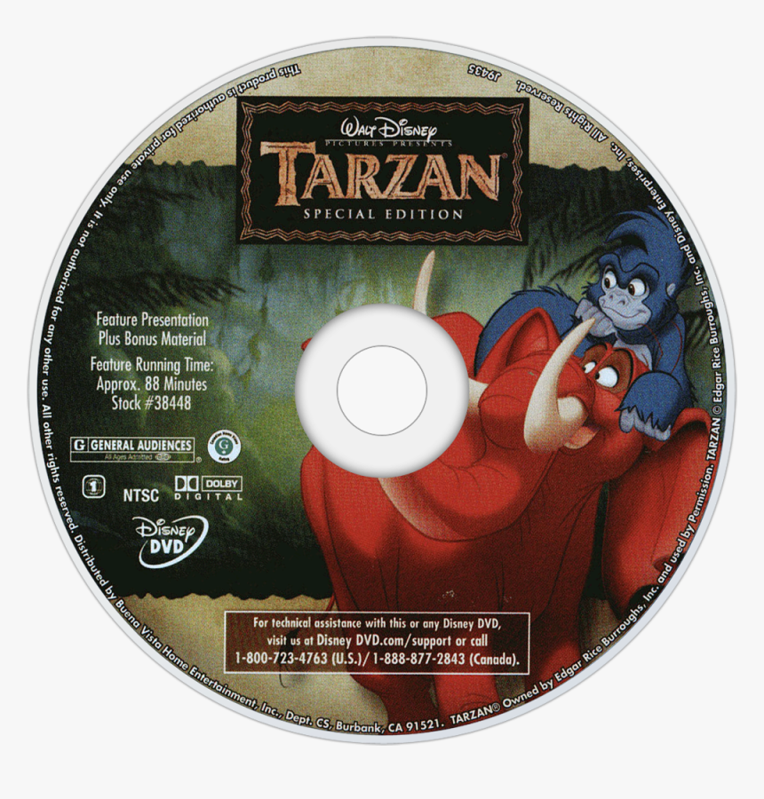 Tarzan Special Edition Dvd, HD Png Download, Free Download