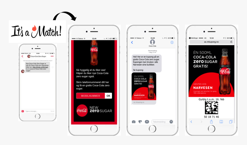 Coca Cola Mobile Coupon, HD Png Download, Free Download