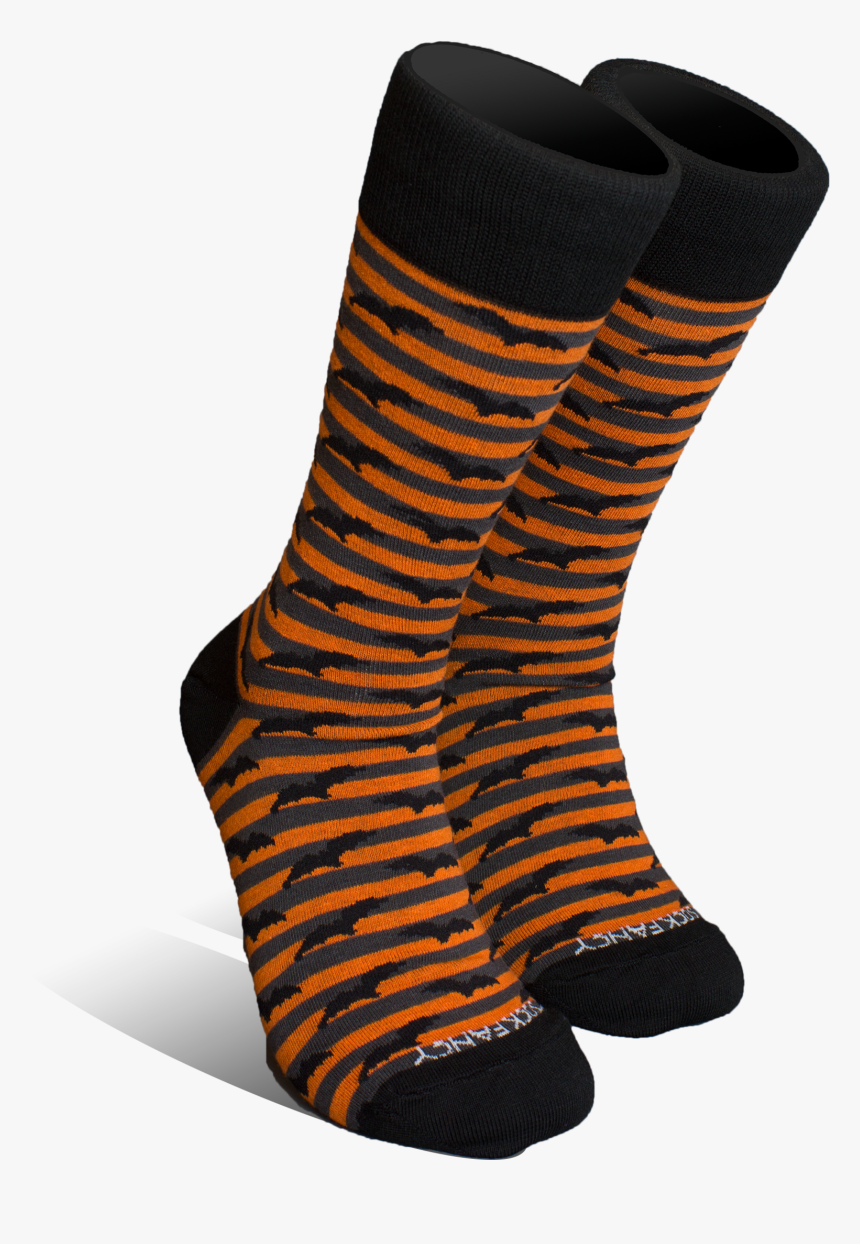 Spooky Halloween Bats Sock"
 Class="lazyload Lazyload - Sock, HD Png Download, Free Download