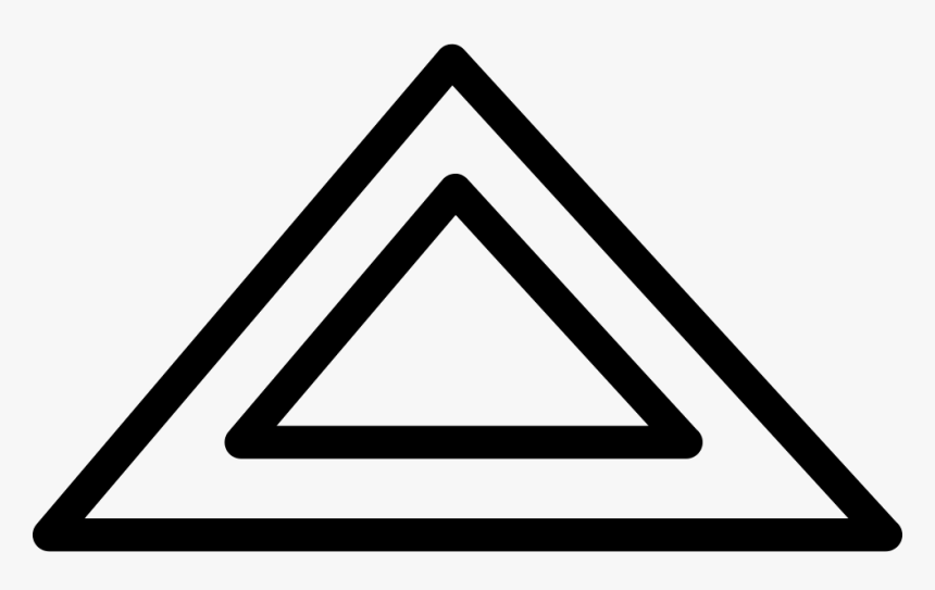 Triangular Shape Outline - Portable Network Graphics, HD Png Download, Free Download