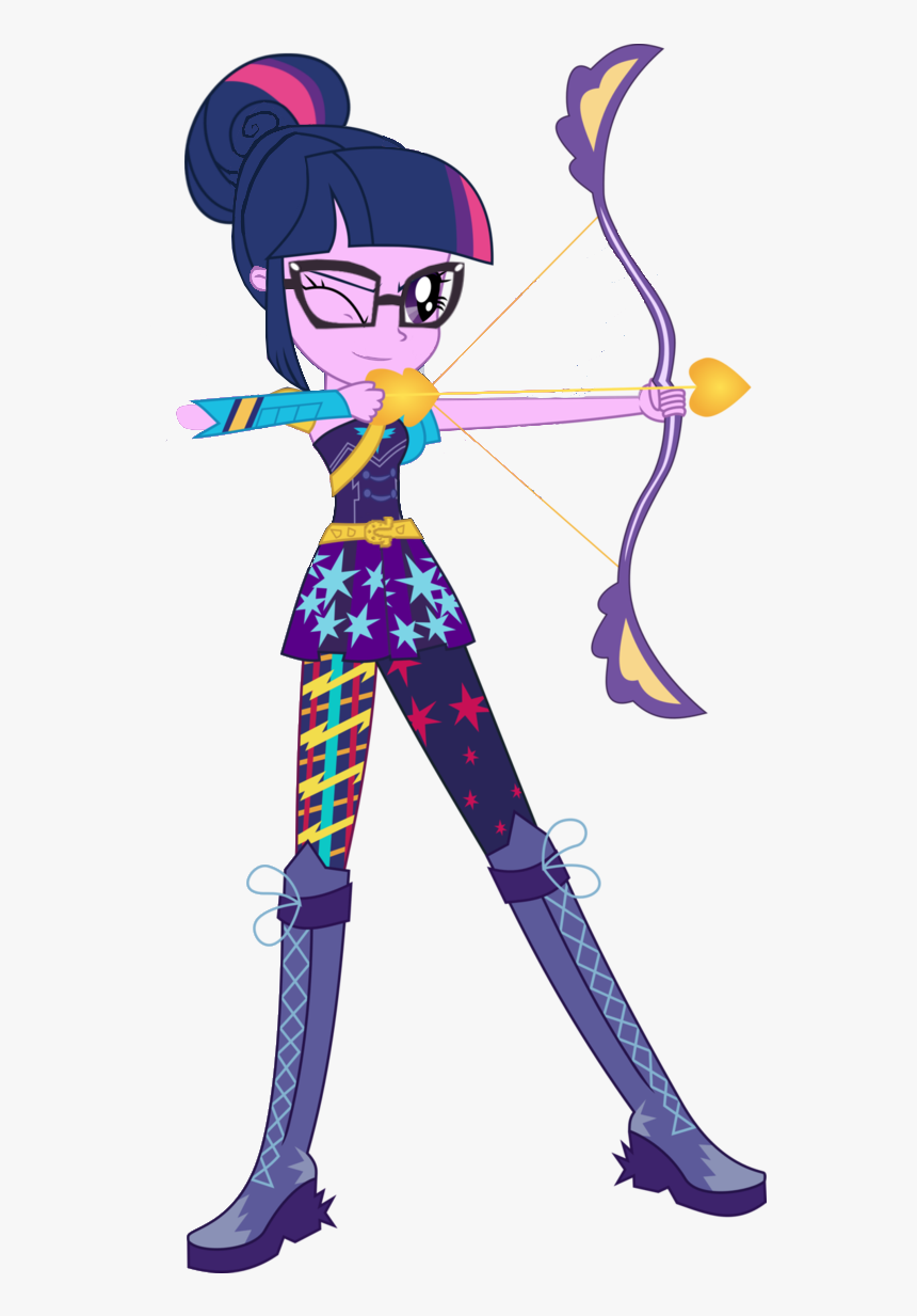 Archery, Arrow, Artist - Twilight Sparkle Sunset Shimmer Mlp Equestria Girls, HD Png Download, Free Download