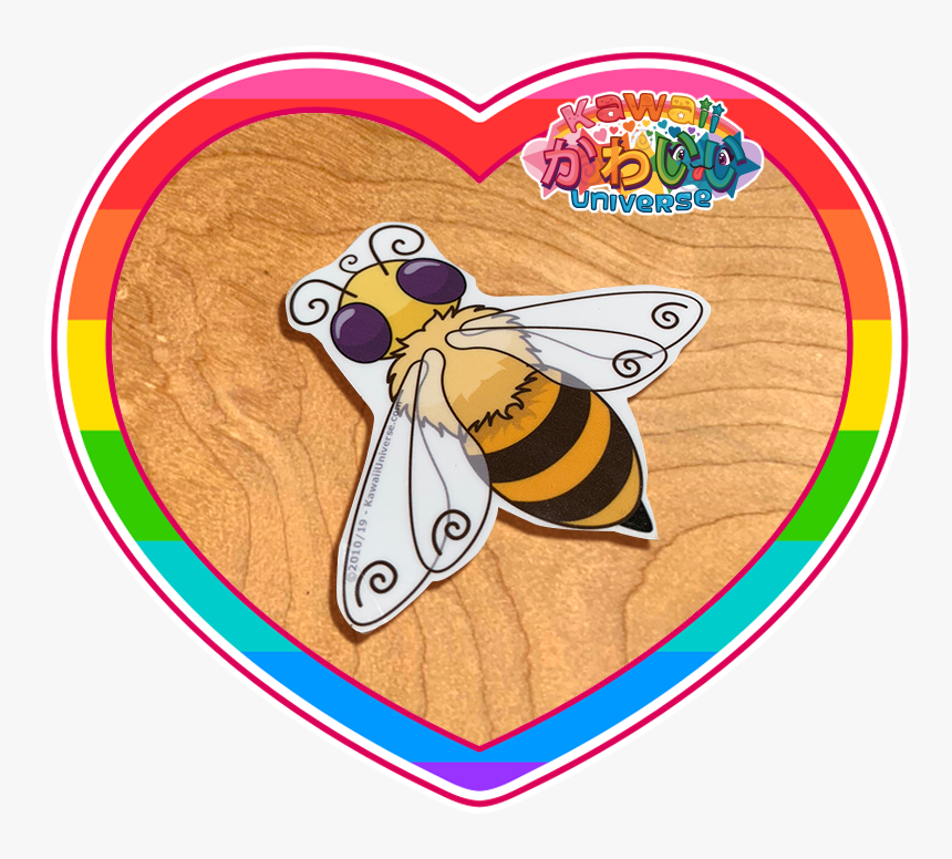 Kawaii Universe Cute Bee Sticker Pic 01, HD Png Download, Free Download