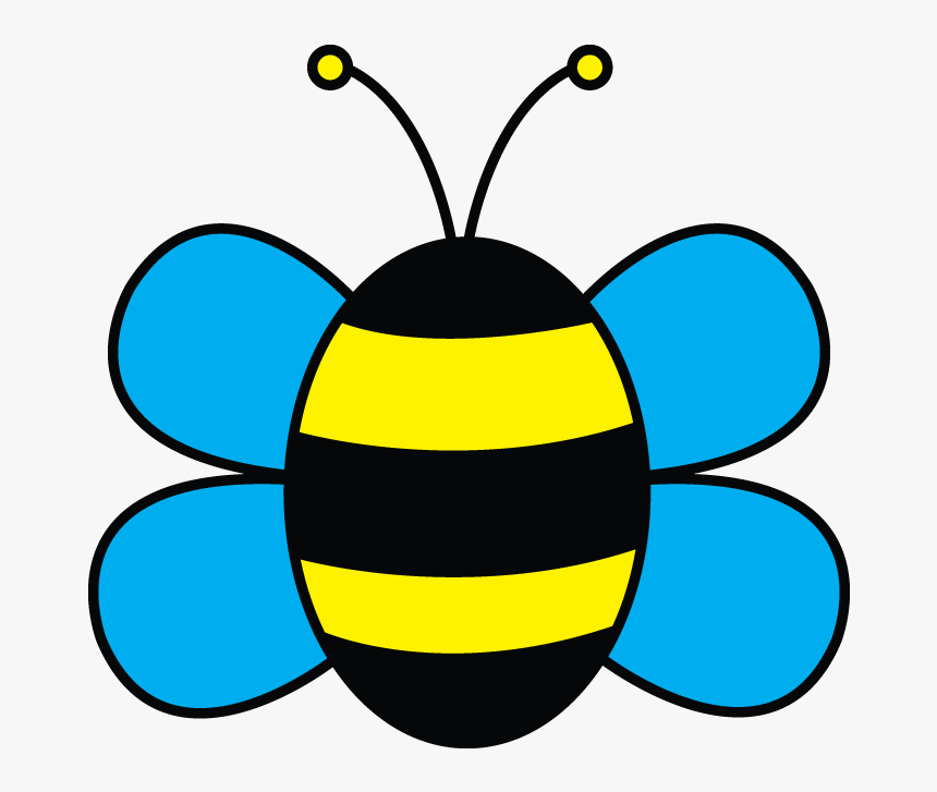 Honeybee Drawing Simple Huge Freebie Download For Powerpoint - Easy To Draw Bees, HD Png Download, Free Download