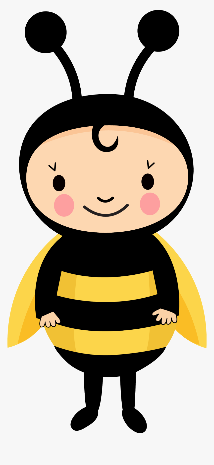 Minus Bee Party, Crochet Baby Costumes, Cute Bee, Bee - Bee Costume Clipart Png, Transparent Png, Free Download