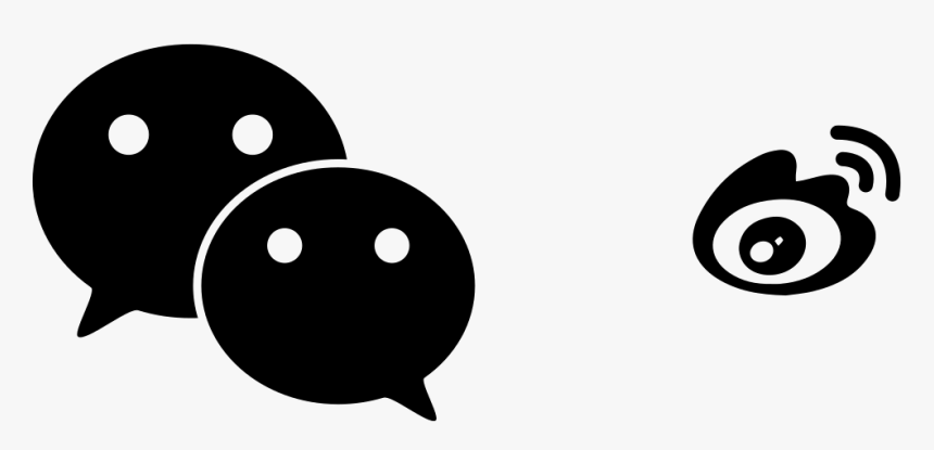 Wechat - Wechat Icon White Png, Transparent Png, Free Download