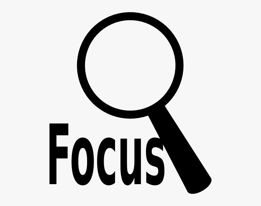 Magnifier Focus Clip Art - Focus Clipart, HD Png Download, Free Download