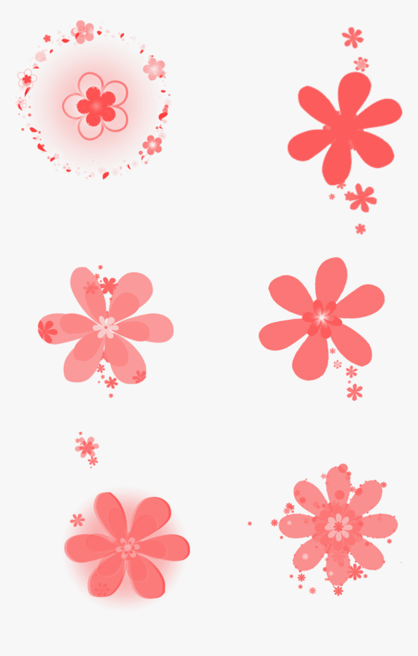 Hand Painted Petal Vector Transparent Element Png And - Silver Snowflake Stickers, Png Download, Free Download