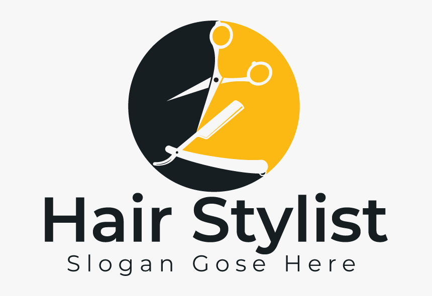 Hair Stylist Logo Design - Graphic Design, HD Png Download, Free Download