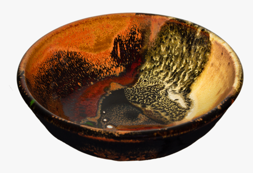 Cereal Bowl In Earth Tones And Red - Macro Photography, HD Png Download, Free Download