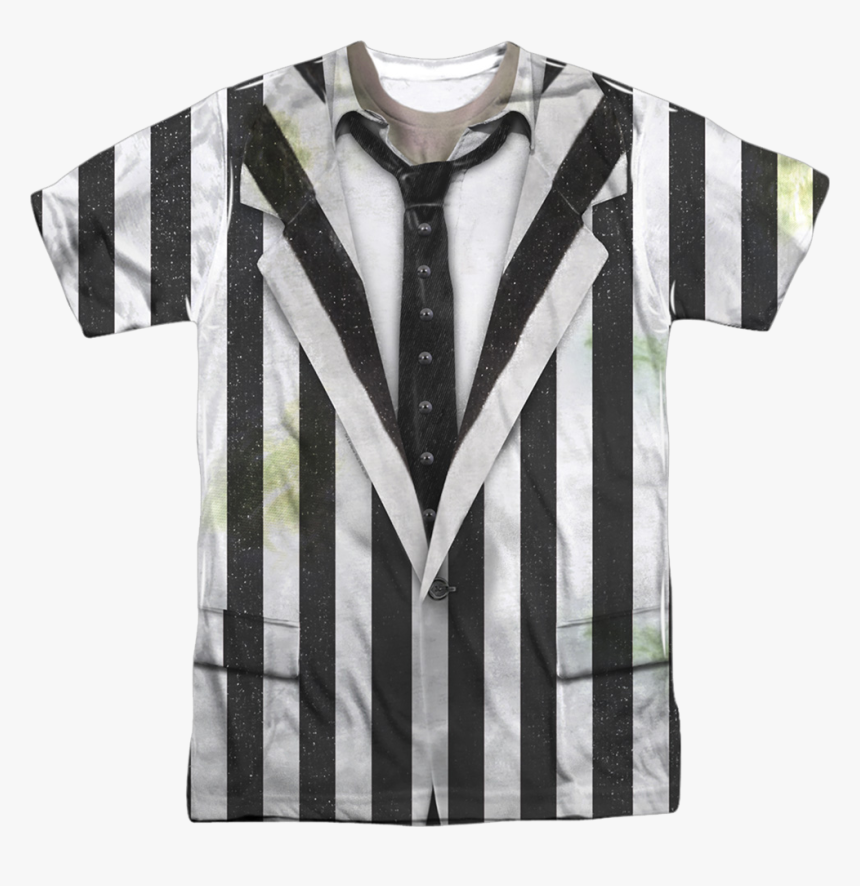 Beetlejuice Costume T-shirt - Beetlejuice Sublimated Shirt, HD Png Download, Free Download