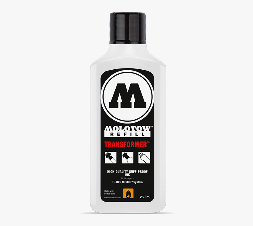 Transformer Empty Bottle 250 Ml "
 Title="transformer - Molotow, HD Png Download, Free Download