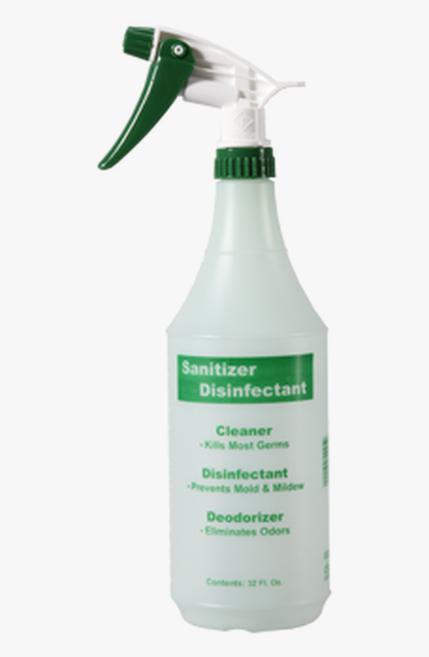 Empty Spray Bottle "sanitizer Disinfectant - Bottle, HD Png Download, Free Download
