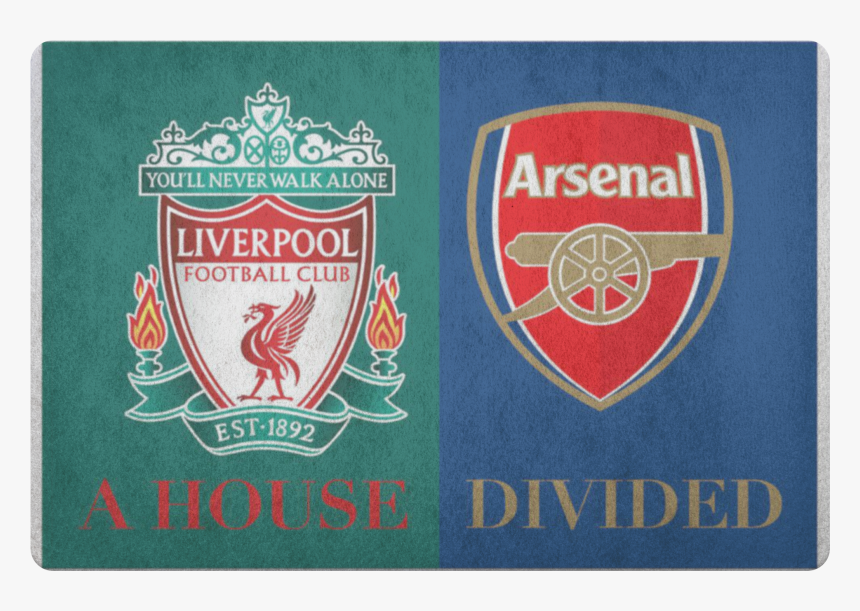 House Divided Soccer Futbol Man Cave Decor Liverpool - Liverpool Fc, HD Png Download, Free Download