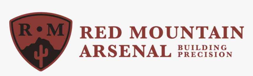 Red Mountain Arsenal Logo Tagline One Color On Black, HD Png Download, Free Download