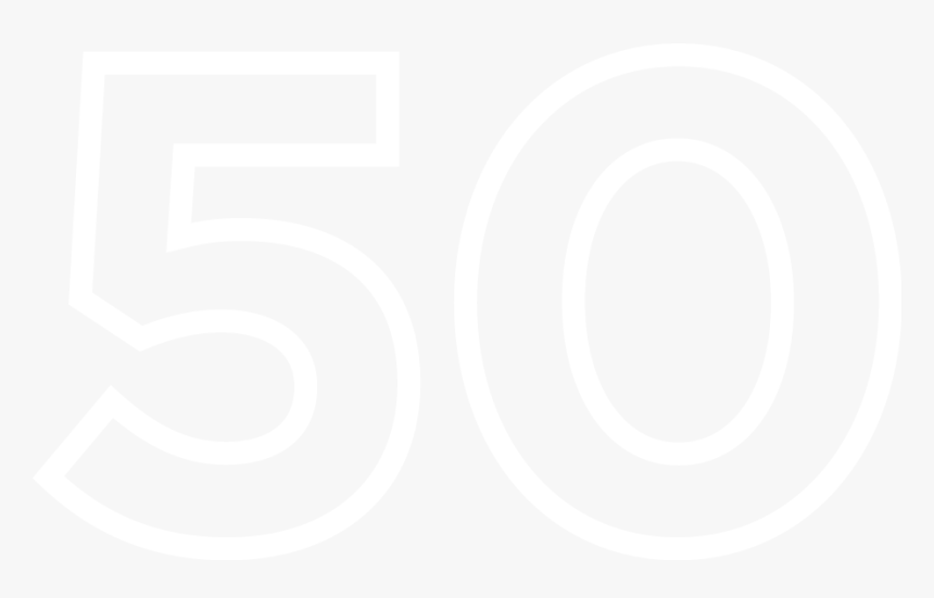 Super Bowl 50 Png - 50 White, Transparent Png, Free Download