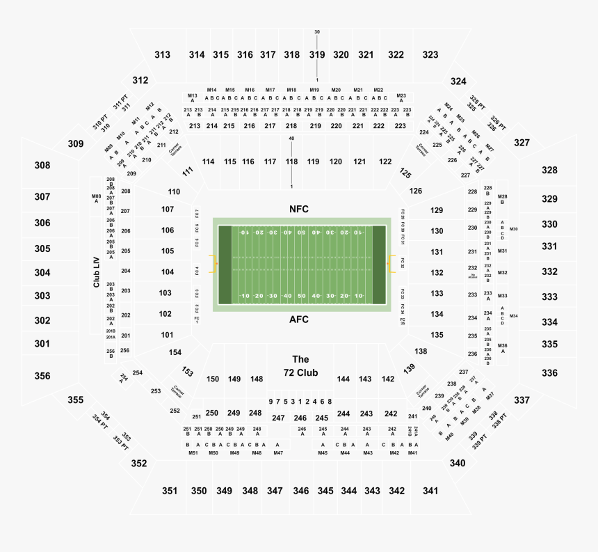 Hard Rock Stadium Seating Chart Rolling Stones, HD Png Download, Free Download