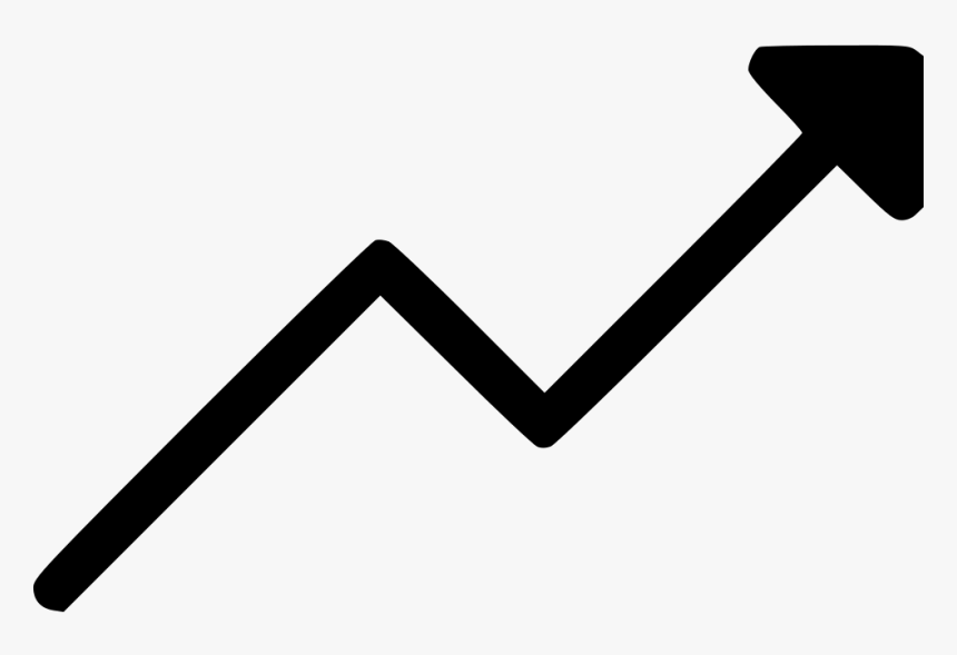 Trending Up Arrow Up Increase - Arrow Going Up Transparent, HD Png Download, Free Download