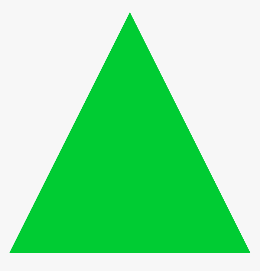 Green Increase Triangle, HD Png Download, Free Download