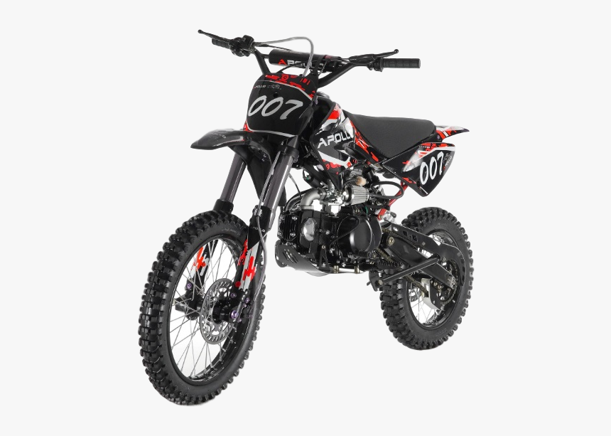 Apollo Db007 125cc Kids Dirt Bike Pit Bike 4 Speed - Apollo Dirt Bike 125cc Blue, HD Png Download, Free Download