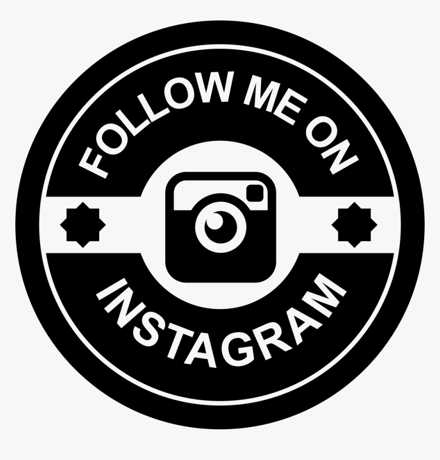 Follow Me On Instagram Retro Badge - Follow Me On Instagram Logo, HD Png Download, Free Download