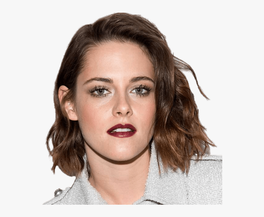 Kristen Stewart Red Lips - Kristen Stewart Brown Hair, HD Png Download, Free Download