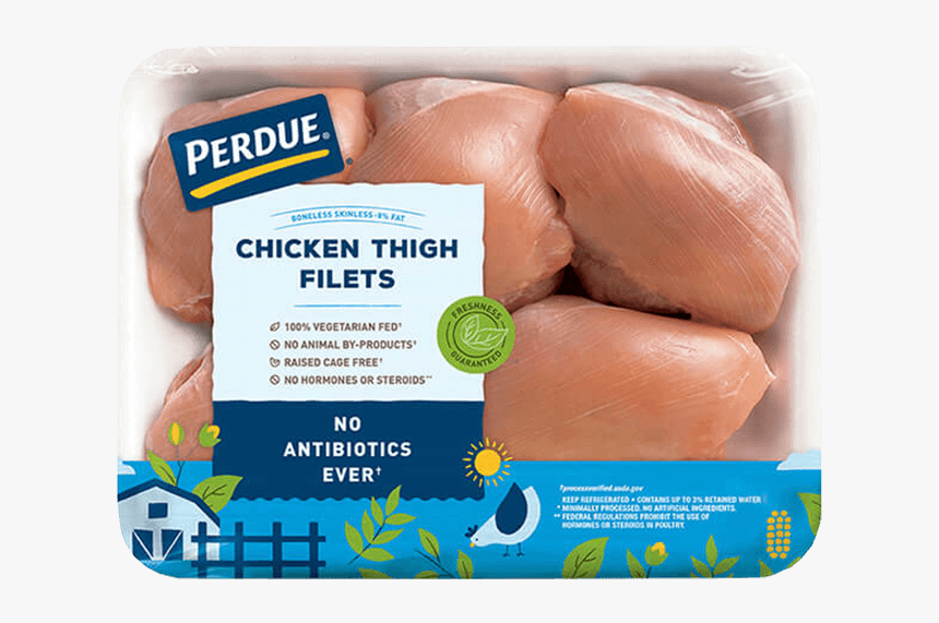 Perdue® Fresh Boneless Skinless Chicken Thighs - Perdue Chicken Breast Tenderloins, HD Png Download, Free Download