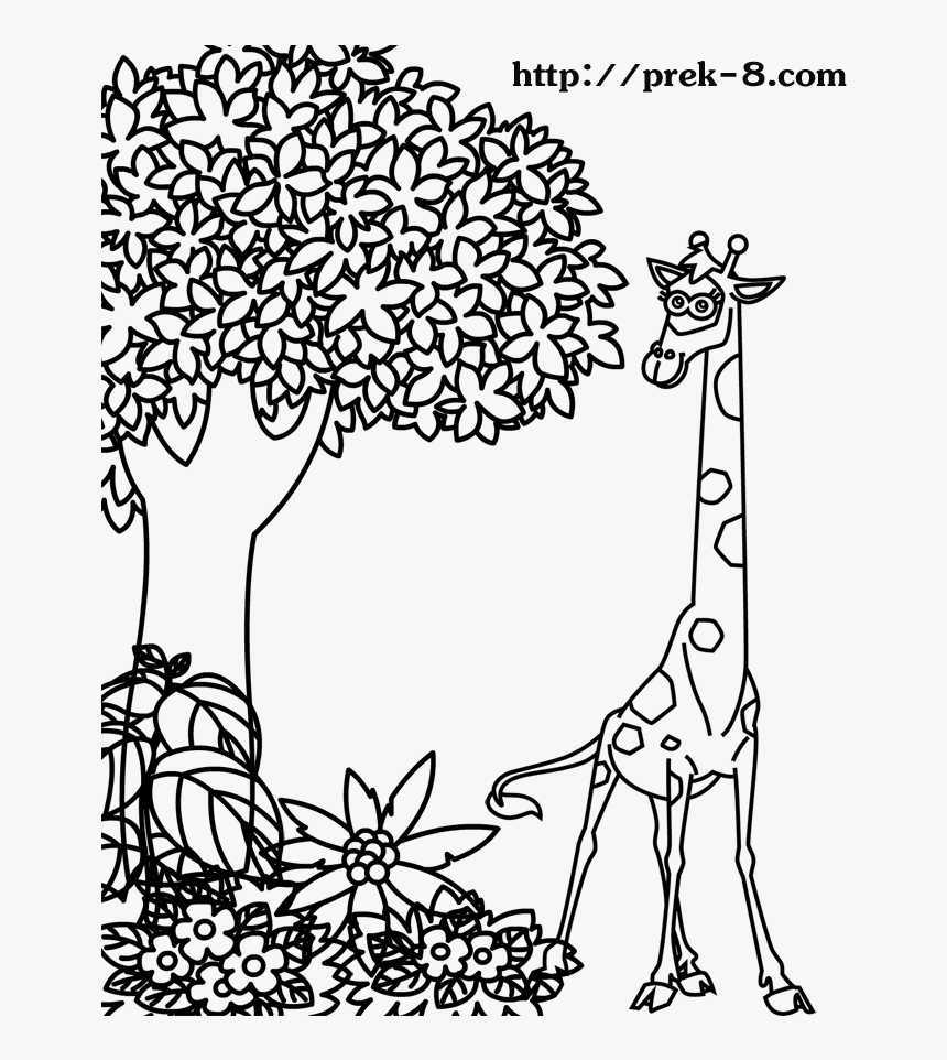 Transparent Jungle Gym Clipart - Tree Animal Coloring Pages, HD Png Download, Free Download