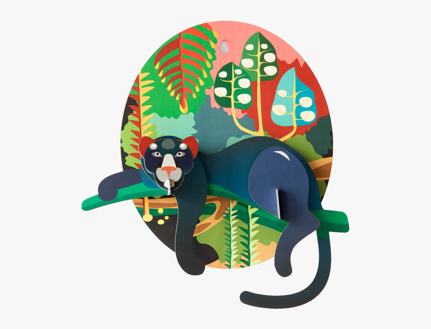 Jungle Animals Plaque - Puma Totem, HD Png Download, Free Download