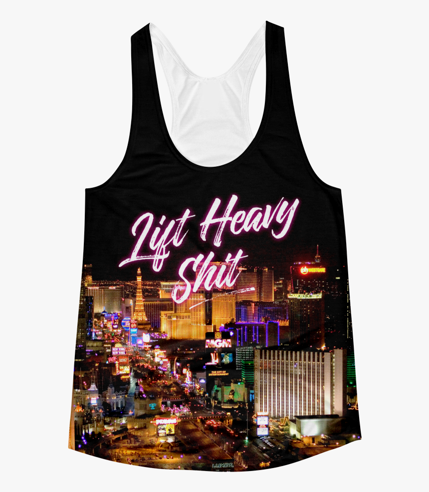 Las Vegas Skyline Women"s Racerback Tank Top - House Of Blues Foundation Room, HD Png Download, Free Download