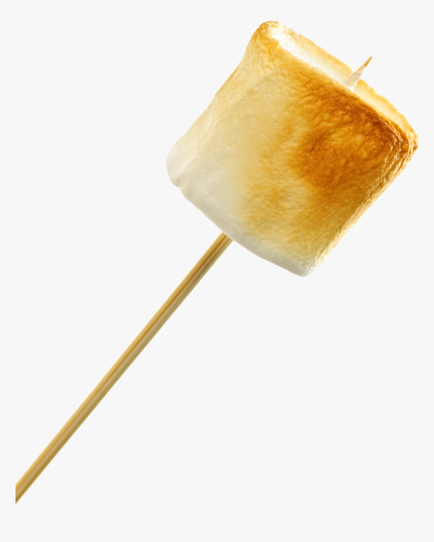 Marshmallow On Stick Png - Toasted Marshmallow, Transparent Png, Free Download