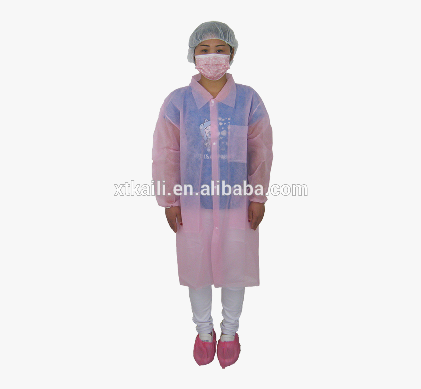 Disposable Non Woven Pink Lab Coat - Cosplay, HD Png Download, Free Download