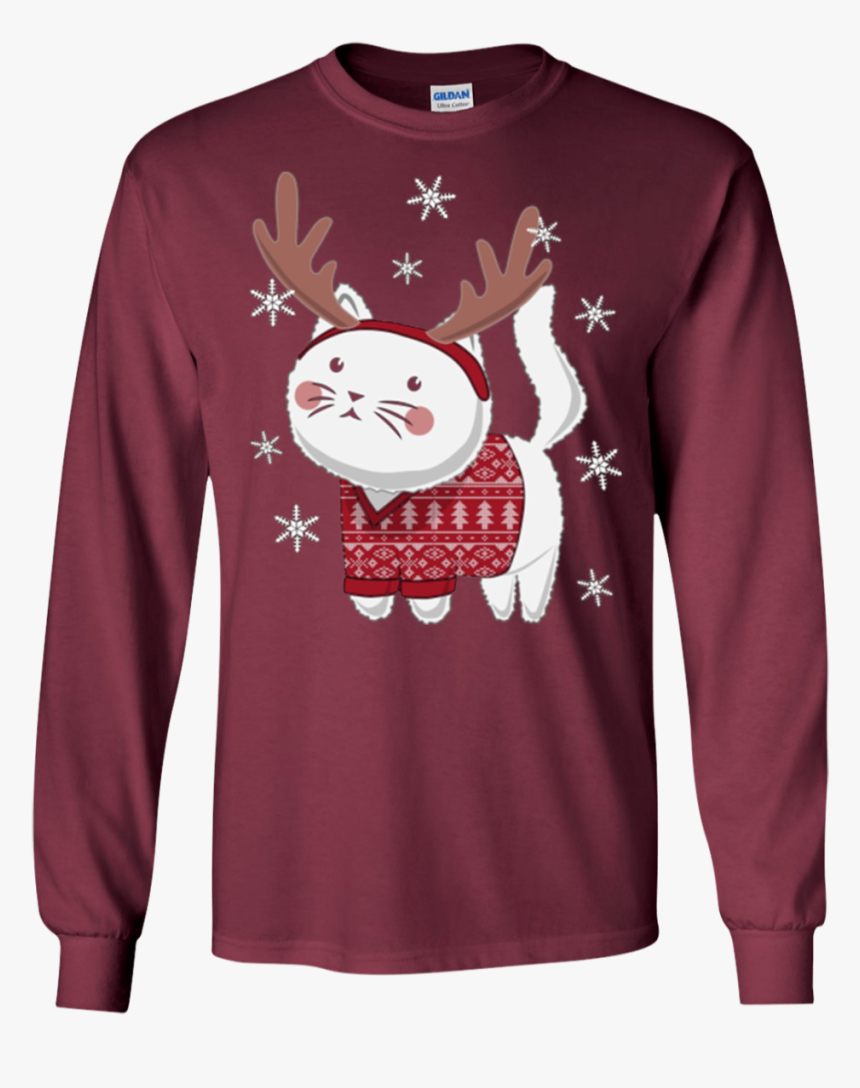 Ugly Christmas Sweater Cat Reindeer Antlers Headband - Ot T Shirt Designs, HD Png Download, Free Download